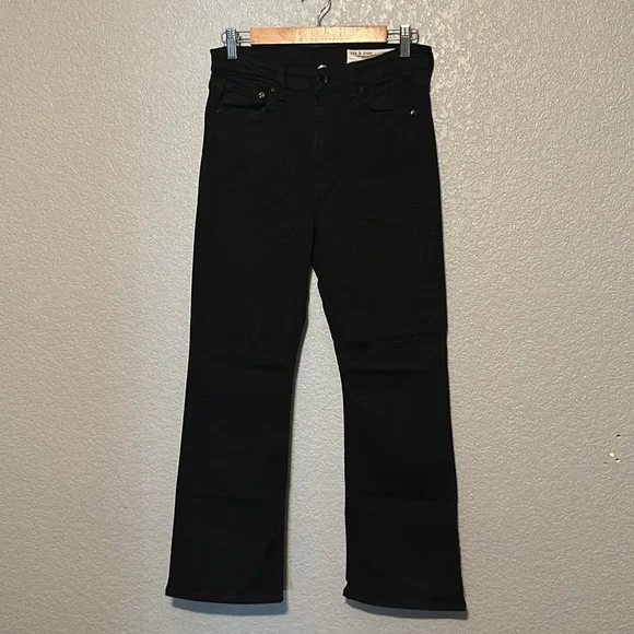Rag & Bone High Rise Crop Flare Jeans - Picture 2 of 7